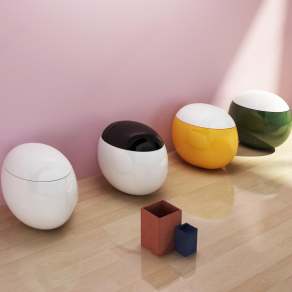 现代创意马桶3D模型下载